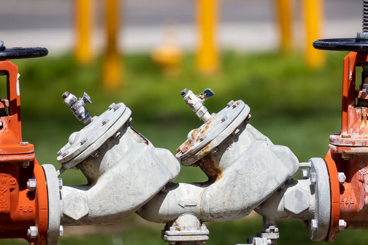 Outdoor Gas Line Installation in Dover